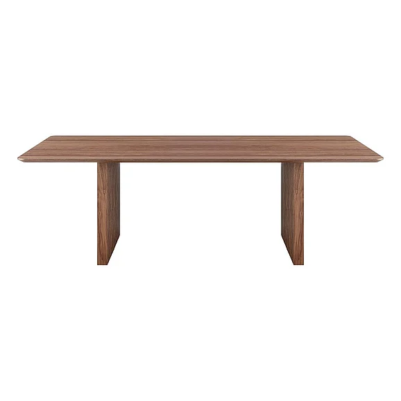 Euro Style Caden 95" Rectangle Table in Walnut 19760WAL-KIT