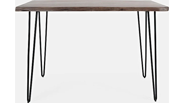 Jofran Nature's Edge 52" Live Edge Counter Height Table in Slate 1981-52