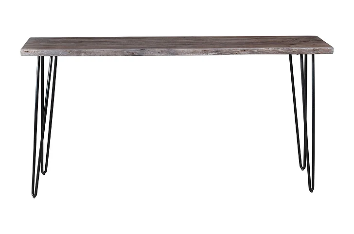 Jofran Nature's Edge Solid Acacia Counter Height Sofa Dining Table in Slate 1981-72