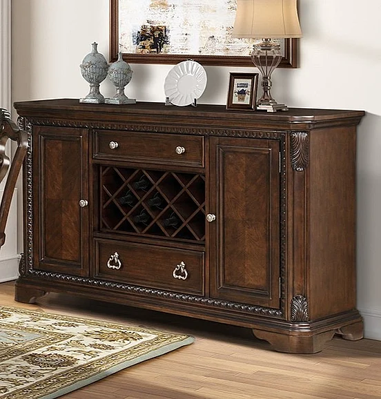 Emma Mason Signature Artisan Root Traditional Server in Mahogany