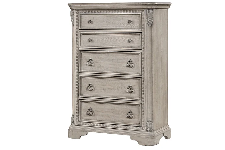 Emma Mason Signature Artisan Root Chest in Light Gray