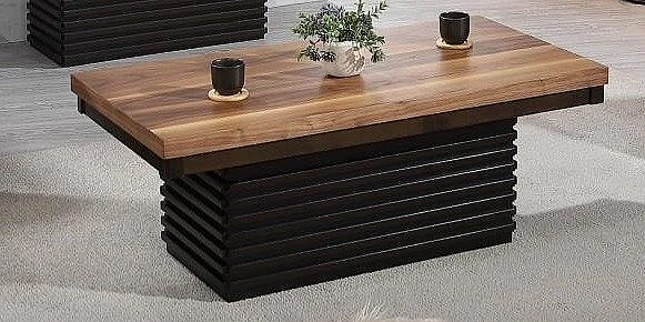 Urban Styles Dallas Console Table in Walnut/Cappuccino 1437-1;1437-2