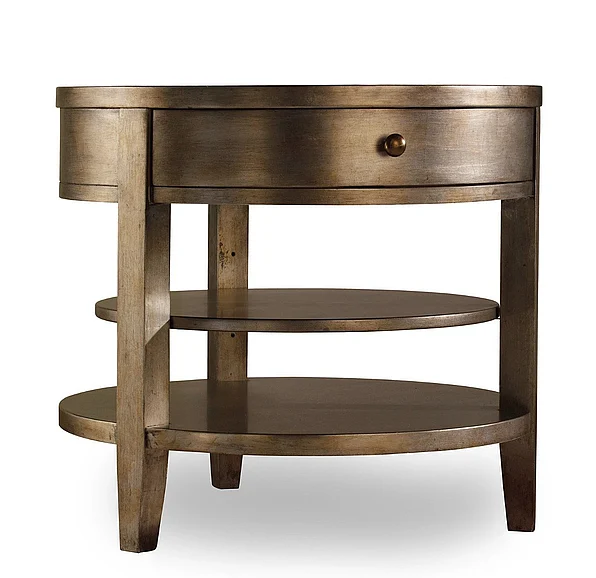 Hooker Furniture Sanctuary 1 Drawer Round Lamp Table 3014-50003