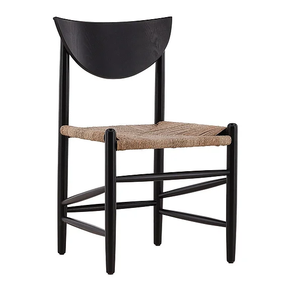 Furniture Classics Black Simpson Chair in Black 20-631