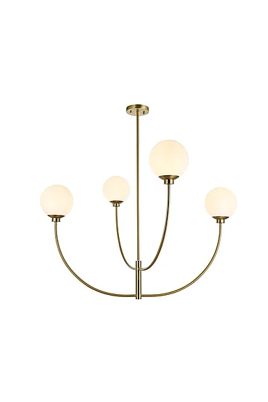Elegant Nyomi 42 In. Pendant in Satin Gold LD814D42SG CLOSEOUT