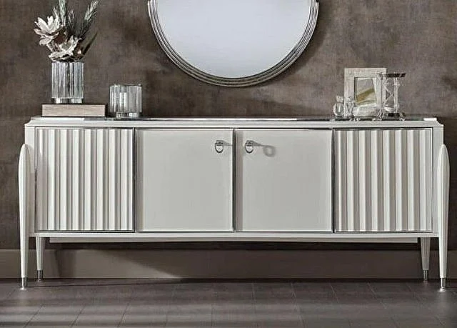 Bellona Furniture Gravita Buffet in Gravita Marble 20-GRA-BUFFET-IVORY