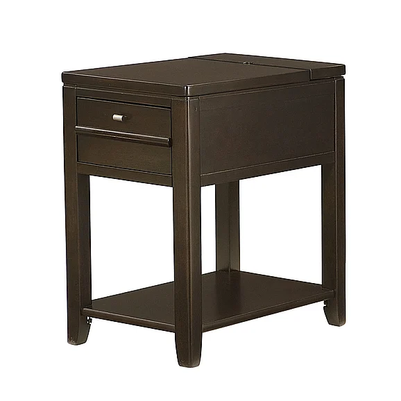 Hammary Chairsides Chairside Table in Espresso 200-017