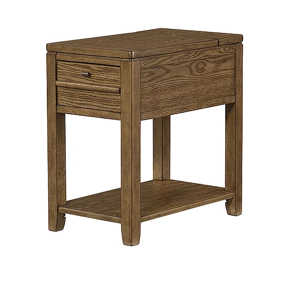 Hammary Chairsides Chairside Table in Oak 200-018