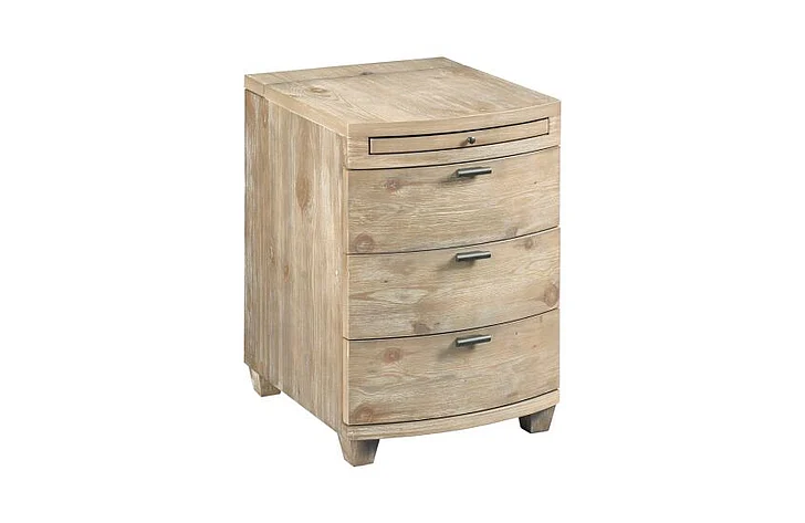 Hammary Chairsides Driftwood Bowfront Chairside in Driftwood 200-025