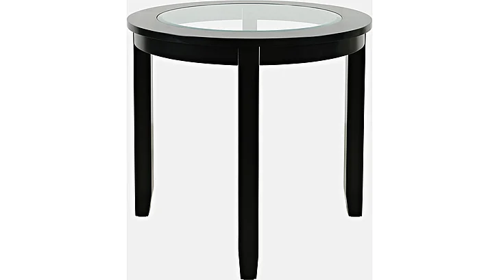 Jofran Urban Icon 42" Round Counter Height Dining Table in Black 2004-36