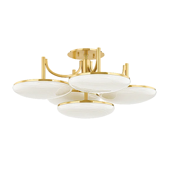 Hudson Valley Lighting Bregman Semi Flush 2005-AGB-CE