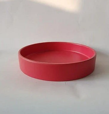 Uma Red Ceramic Large Decorative Bowl 20055