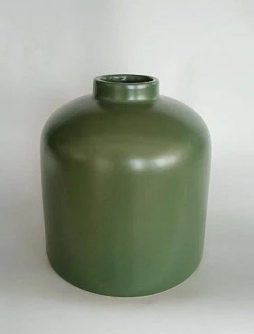 Uma Green Ceramic Wide Decorative Vase 20085