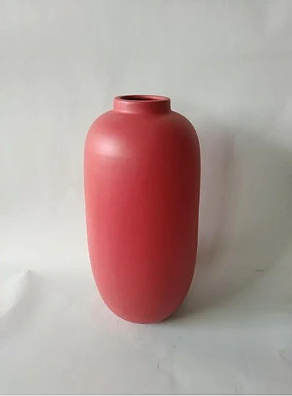 Uma Ceramic Floor Decorative Vase in Red 20098