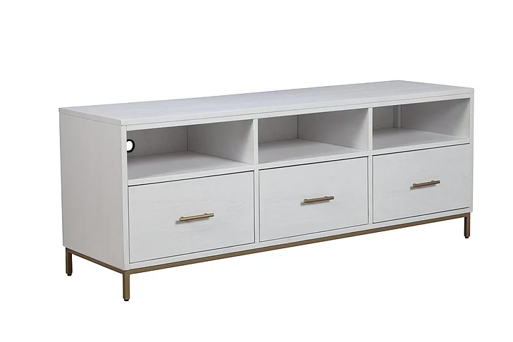 Alpine Furniture Madelyn TV Console in White 2010-10