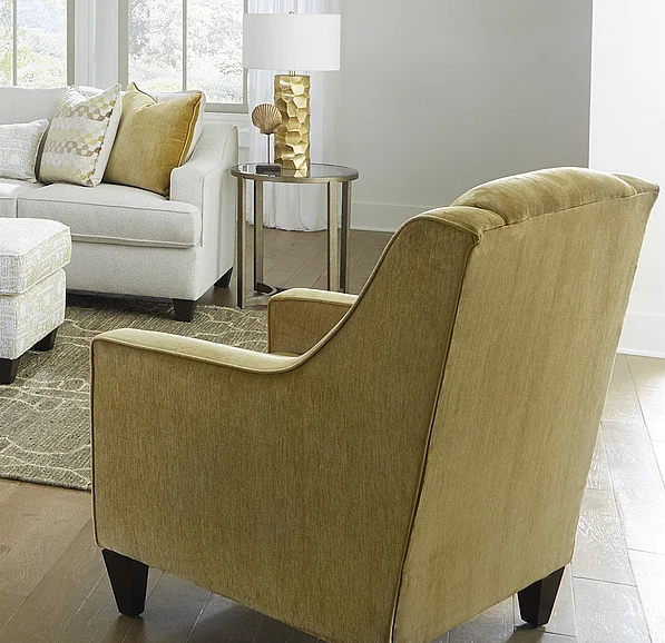 Peak Living 250 Chair (M11512 Lichen) in M11418 Bone 2010-6324 CUSTOM ITEM