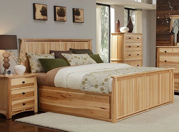 Adamstown Panel Storage Bedroom Set in Natural