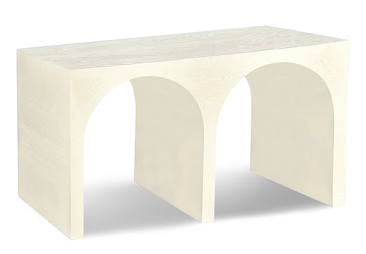 Meridian June Console Table in Cream Oak 458Cream-T