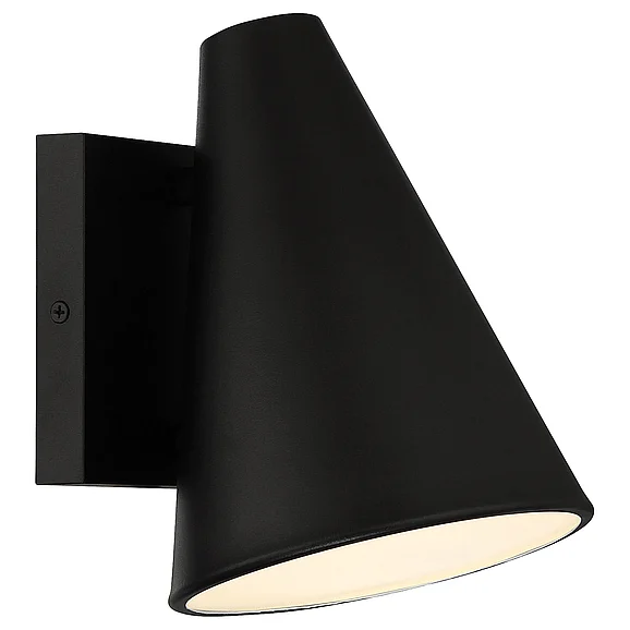 Access Lighting Cannon Outdoor LED Wall Mount in Black 20143LEDDMG-BL