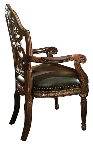 AICO Villa Valencia Writing Desk Chair in Chestnut 72044-55
