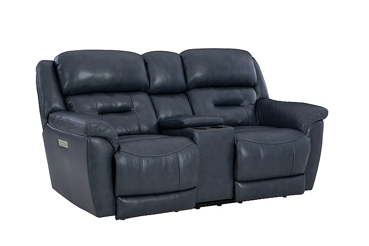 Motion Ease Harrison Triple Power, Zero Gravity Loveseat in Medium Blue 203-26-62/9023-62