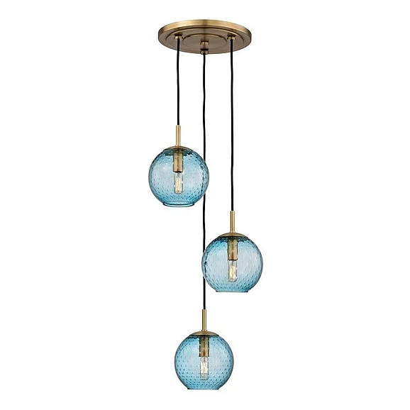 Hudson Valley Lighting Rousseau Chandelier 2033-AGB-BL