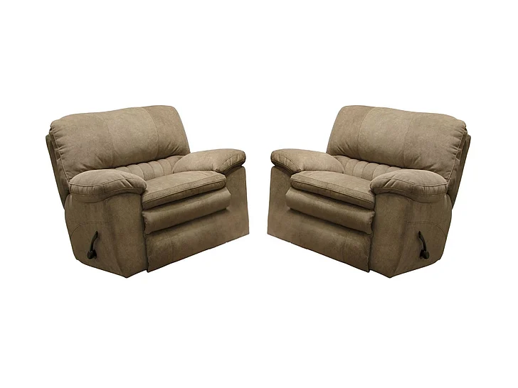 Catnapper Reyes Power Lay Flat Recliner in Portabella 62400-7 (Set of 2)
