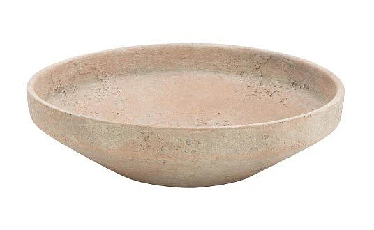 Uma Beige Ceramic Textured Large Decorative Bowl (Set of 4) 20399
