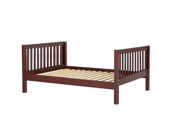 Maxtrix Basic Med/Med Slat Full Bed in Chestnut 2040-003S