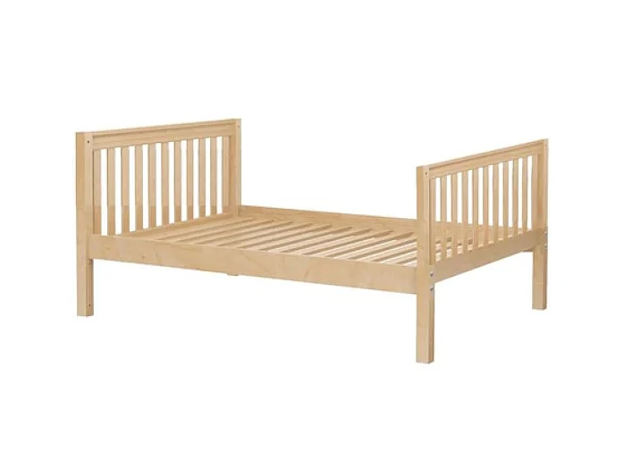 Maxtrix Basic Med/Med Slat Full Bed in Natural 2040-001S