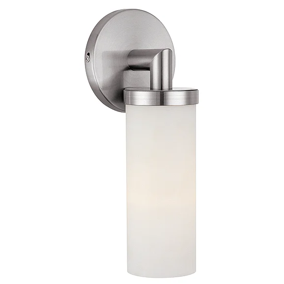 Access Lighting Aqueous Wall Sconce & Vanity in Brushed Steel/Opal 20441-BS/OPL