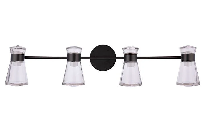 Craftmade Carafe 8 Light LED Vanity in Flat Black 20535FB-LED