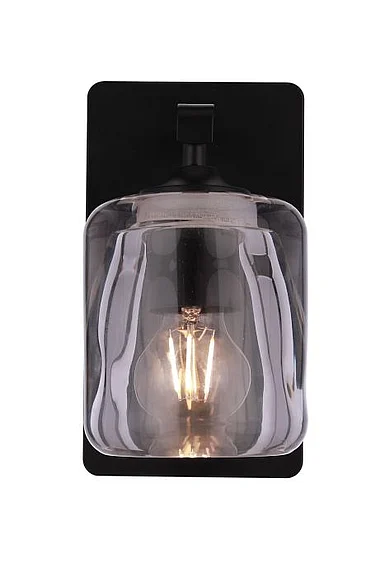 Craftmade Andie 1 Light Wall Sconce in Flat Black 20605FB1