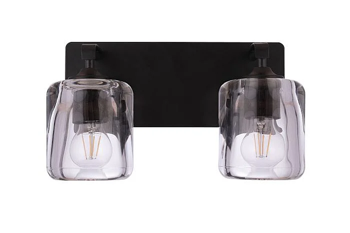 Craftmade Andie 2 Light Vanity in Flat Black 20614FB2
