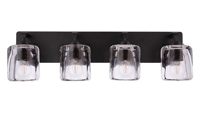 Craftmade Andie 4 Light Vanity in Flat Black 20628FB4