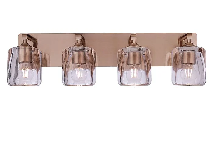 Craftmade Andie 4 Light Vanity in Satin Brass 20628SB4