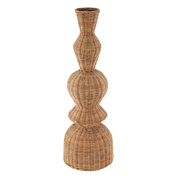 UMA Seagrass Handmade Wrapped Decorative Vase in Brown 20657