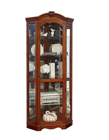 Pulaski Medallion Cherry Corner Curio PROMO