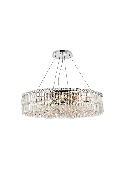 Elegant Maxime 18 Light Chrome Chandelier Clear Royal Cut Crystal V2030D32C/RC CLOSEOUT