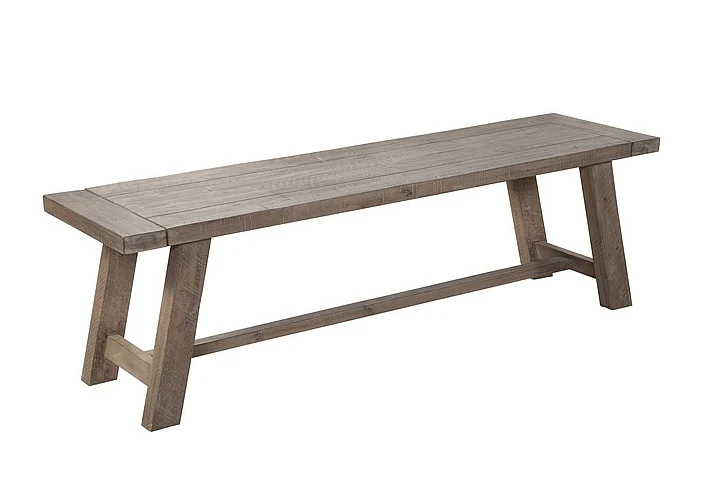 Alpine Furniture Newberry Bench in Weathered Natural 2068-03