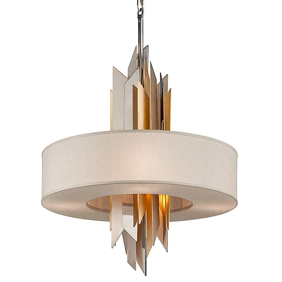 Corbett Lighting Modernist Pendant 207-46-SS/WSL/GL