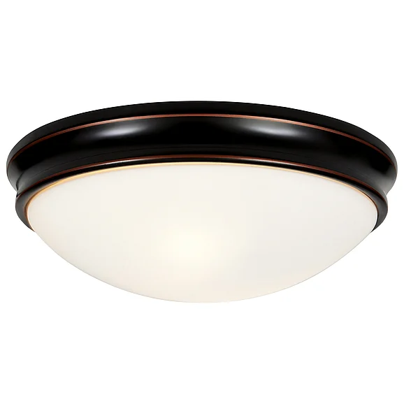 Access Lighting Atom LED Flush Mount in Oil Rubbed Bronze/Opal 20726LEDDLP-ORB/OPL