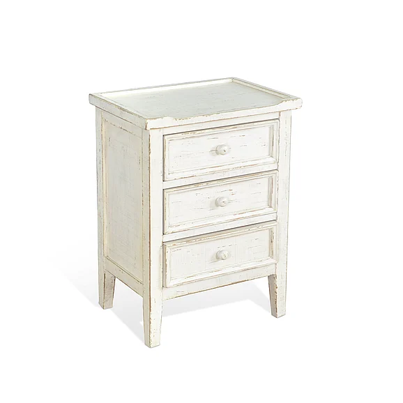 Sunny Designs White Sand End Table 2080WS