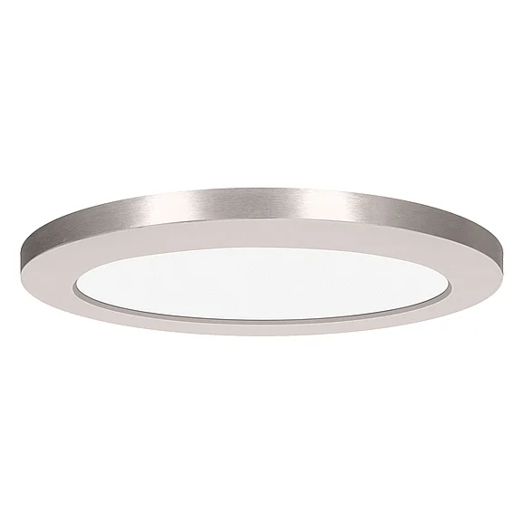 Access Lighting ModPLUS Dual Voltage LED Flush Mount in Brushed Steel/Acrylic Lens 20836LEDD-BS/ACR