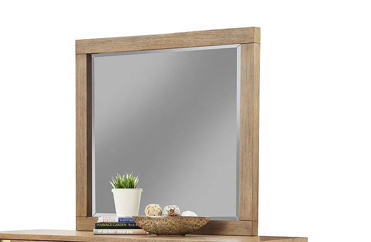 Alpine Furniture Easton Dresser Mirror in Sand 2088-06