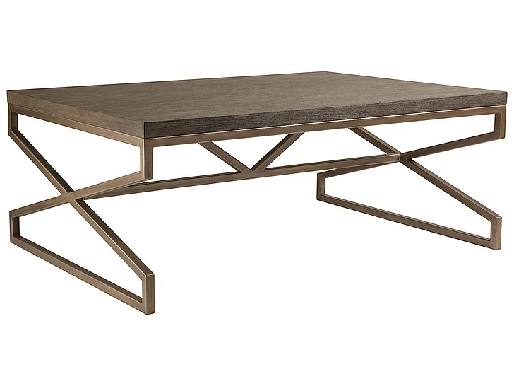 Artistica Home Cohesion Program Edict Rectangular Cocktail Table in Grigio 2088-945-41