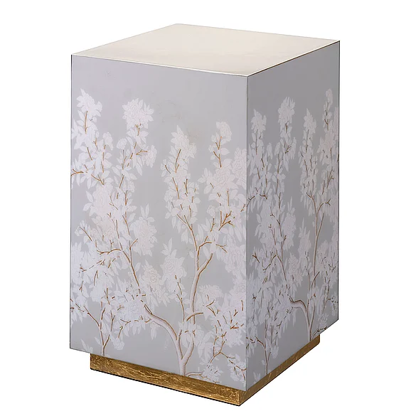 Jamie Young Jamie Young Garland Floral Accent Side Table, Dove 20GARL-STDO