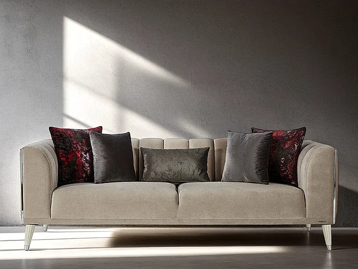 Bellona Furniture Gravita 3 Seat Sleeper Sofa in Deren Beige 20GTA3D00500238