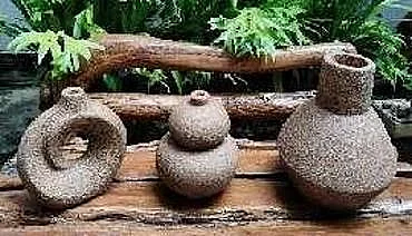 UMA Decorative Vase in Dark Brown 21009