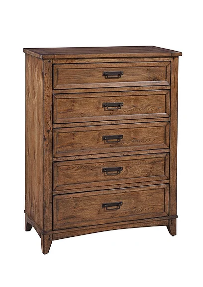 American Woodcrafters Oakdale 5-Drawer Chest - Honey Oak 2100-150